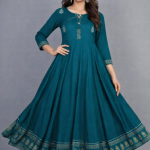 Premium Embroidered Anarkali Kurti